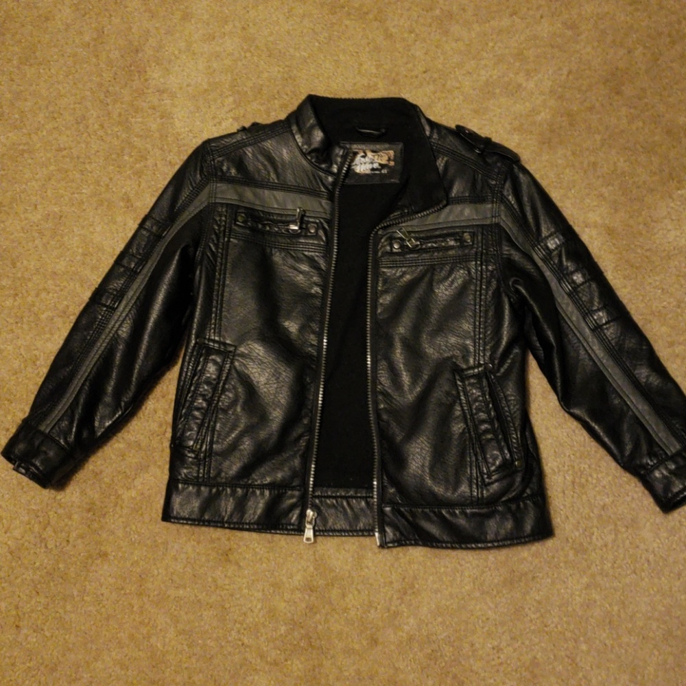 Boys leather jacket